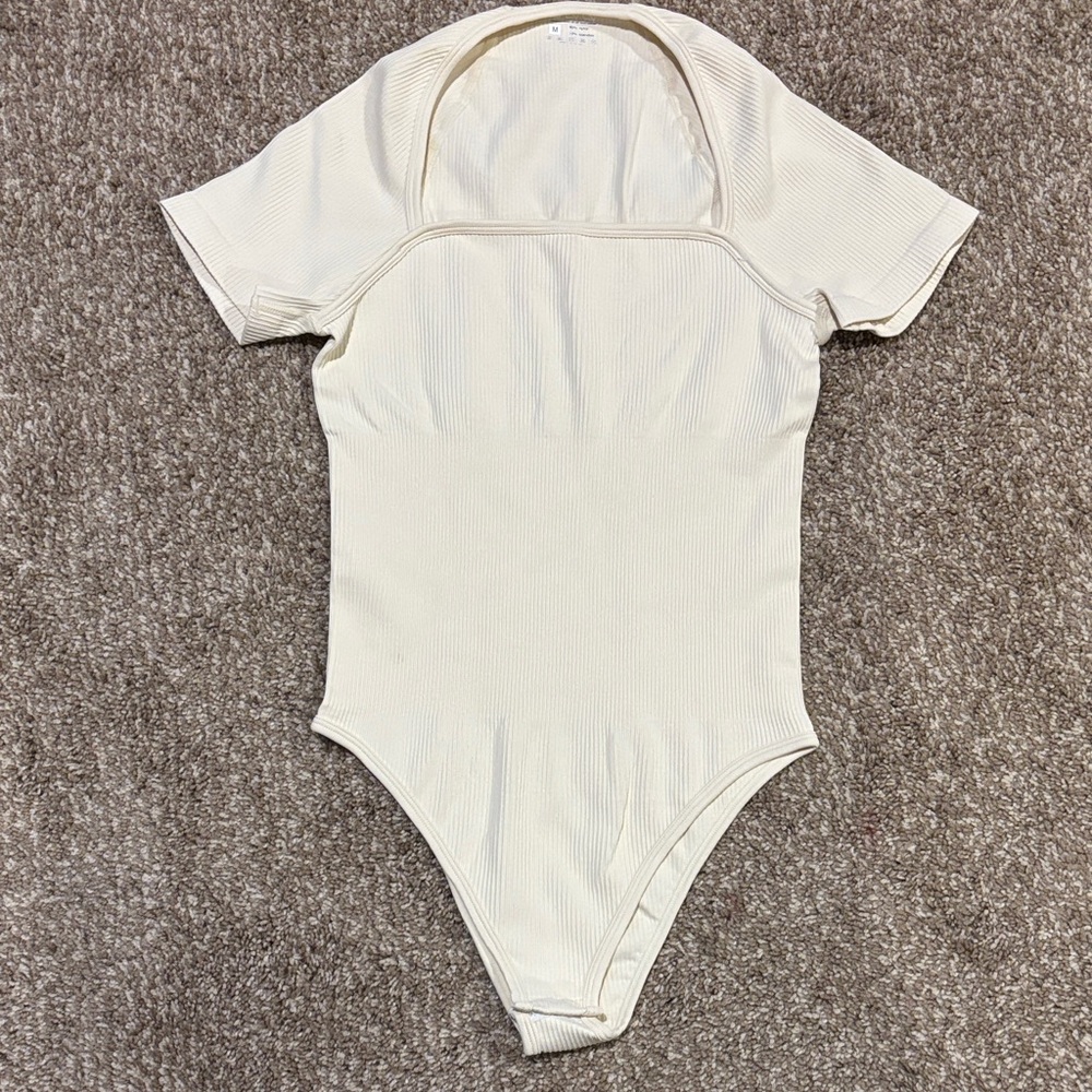 Elegant Cream Women's Bodysuit (C/71)